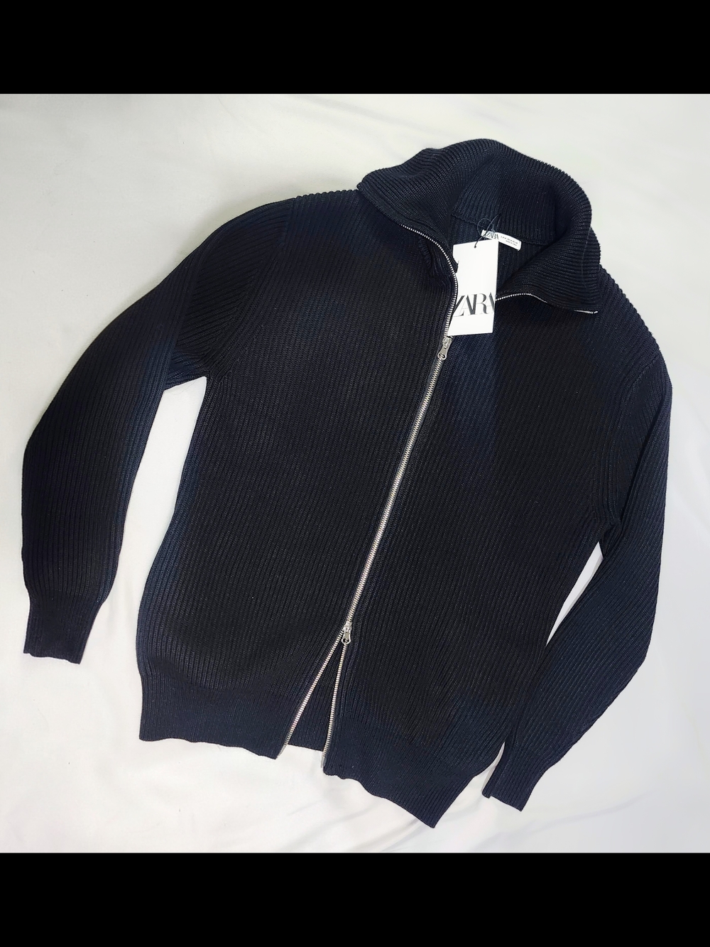 Zara Interlock Ribbed Jacket - Picture 3 of 5